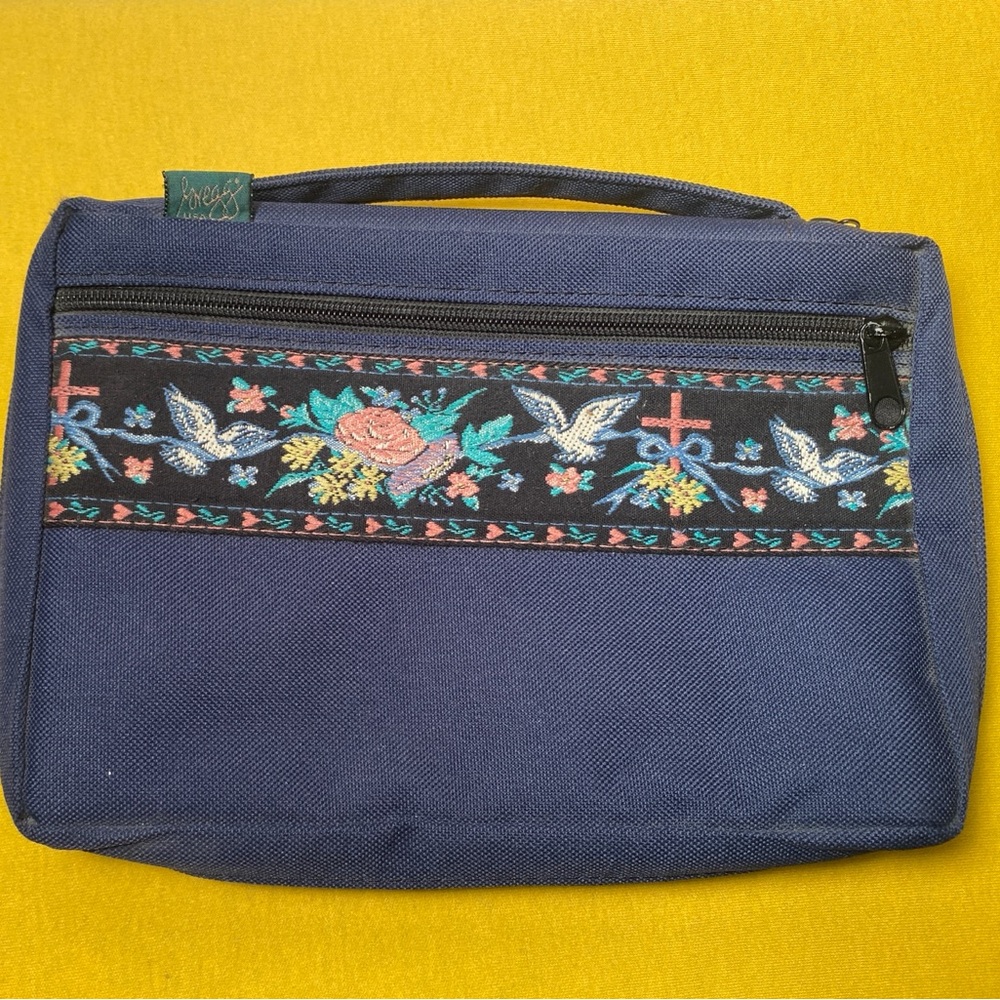 Embroidered Bible Cover with Handle